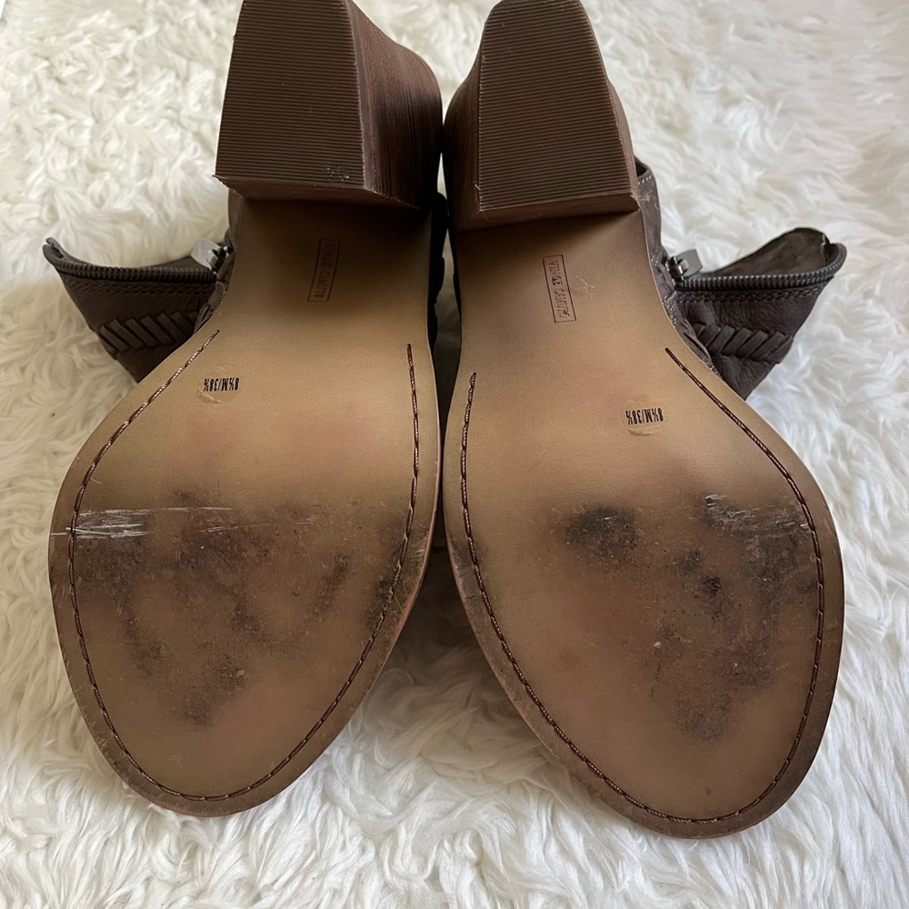 Vince Camuto Karinta Block Heel Booties, Dark Gray - image 3